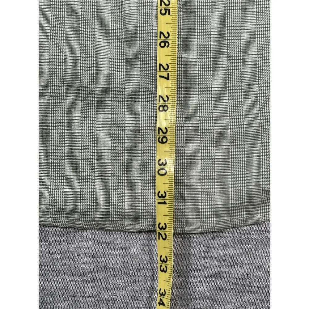 Vintage J Crew Oarsman Dress Shirt Mens 16 34/35 Green Plaid Long Sleeve Cotton
